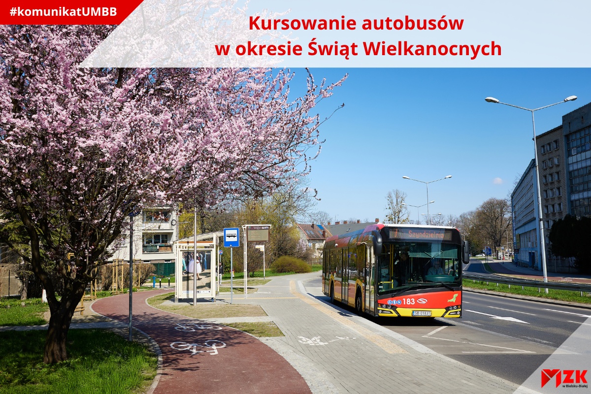 Kursowanie autobusów w okresie Świąt Wielkanocnych 2025