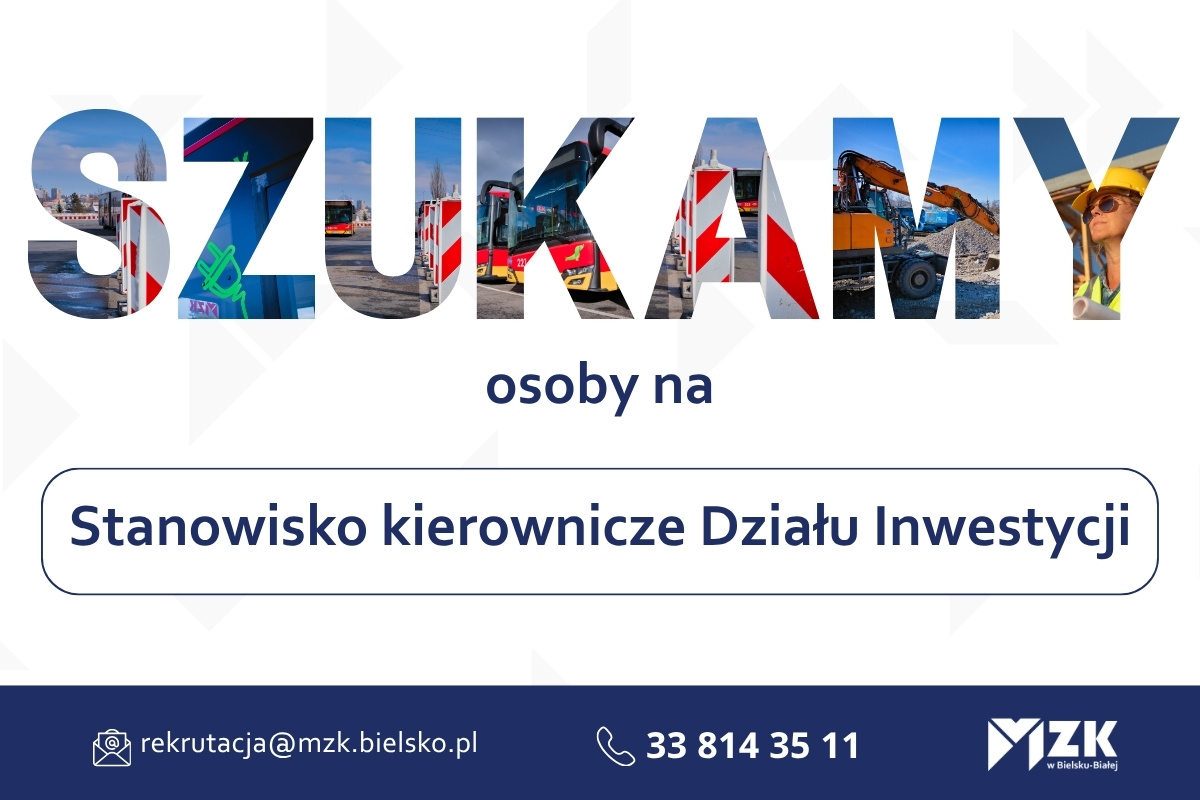 Stanowisko kierownicze Działu Inwestycji