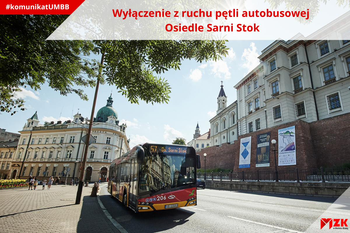 Wyłączenie z ruchu pętli autobusowej Osiedle Sarni Stok