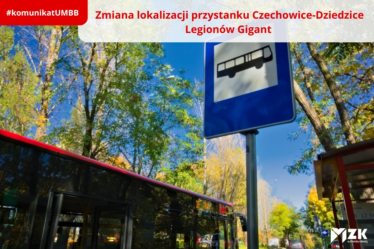 Zdjęcie autobusu na przystanku
