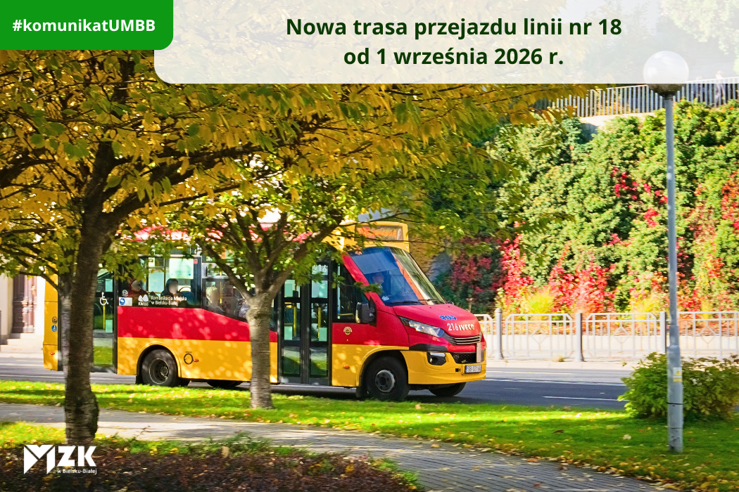 Nowa trasa przejazdu linii nr 18