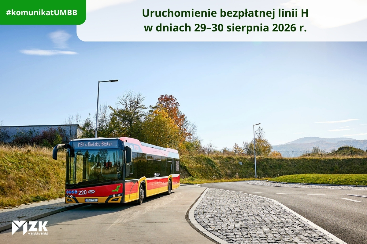 Uruchomienie bezpłatnej linii H w dniach 29–30 sierpnia 2026 r.
