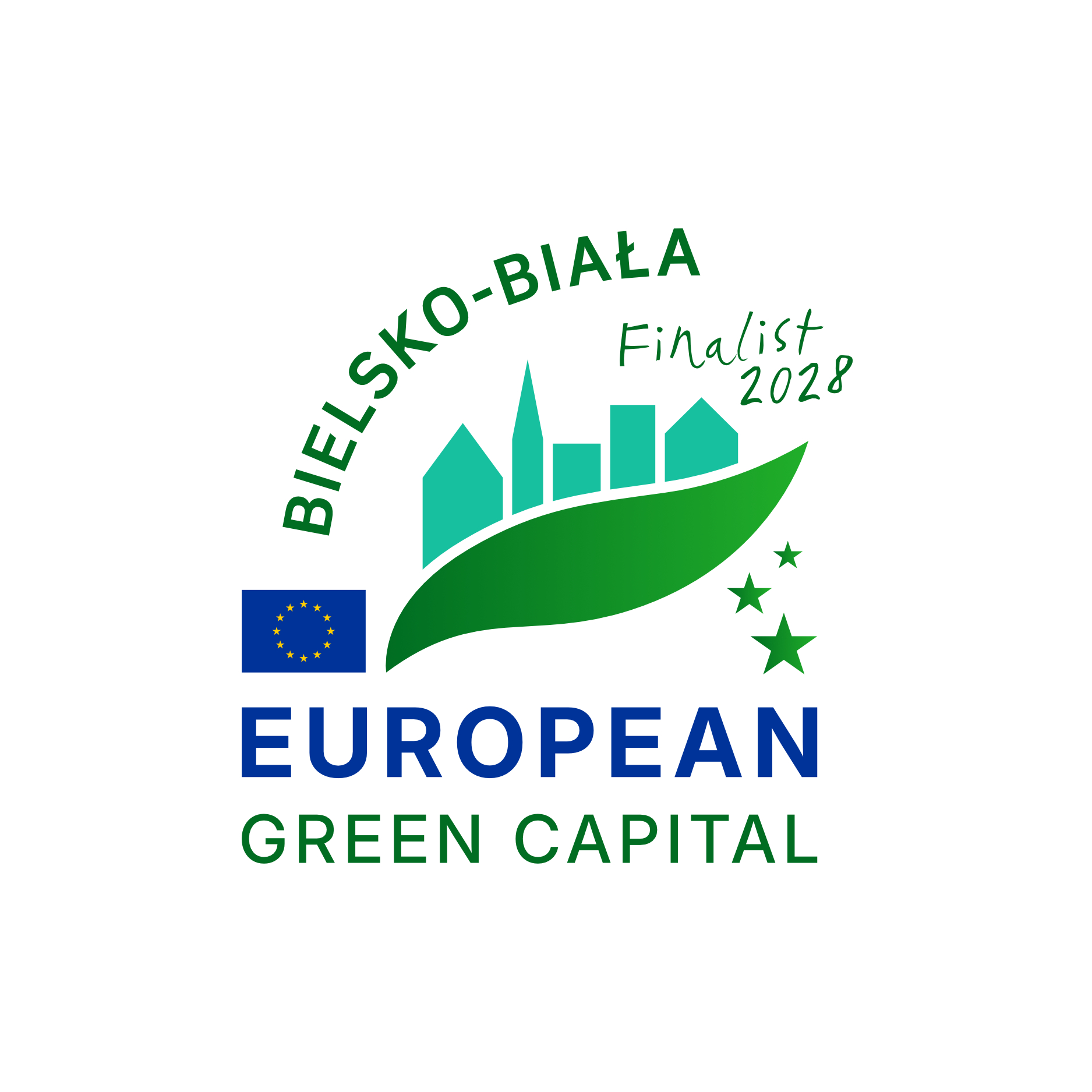 Logo Zielonej Stolicy Europy 2028